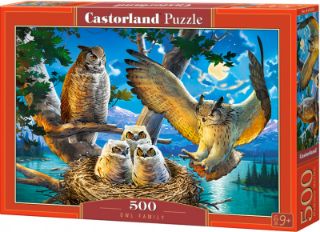 Obrázek z Puzzle sovy 500 dílků 